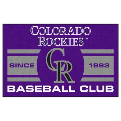 MLB Colorado Rockies 19"x30" Uniform Rug