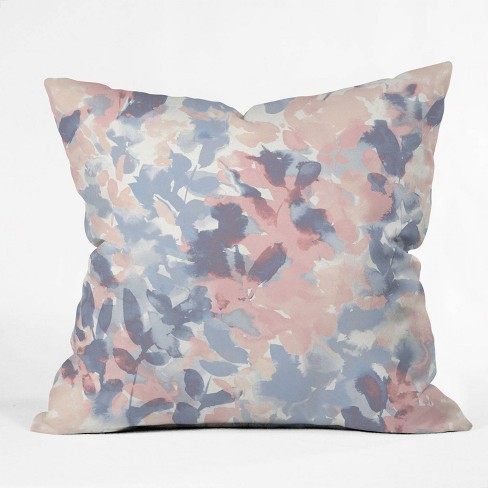 Blush and best sale blue pillows