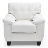 Upholstered Chair with Removable Back, Pocketed Coil Cushions and Foam-Dacron Wrapped Cushions with Hardwood Frame - 3 of 4