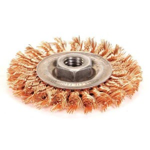 Weiler  Twist Wire Wheel Brush,Threaded Arbor 93808 - 1 of 2