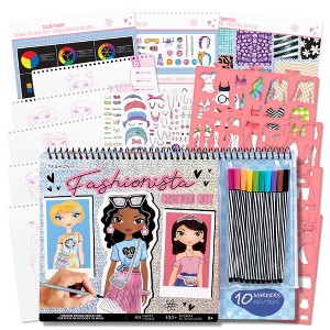 Fashion Angels: Sketch Portfolio Set & Markers - Fashionista, Design Pad - 1 of 4