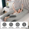 LISM U Shaped Maternity Full Body Pillow for Women with Hip,Back Pain Support - 4 of 4