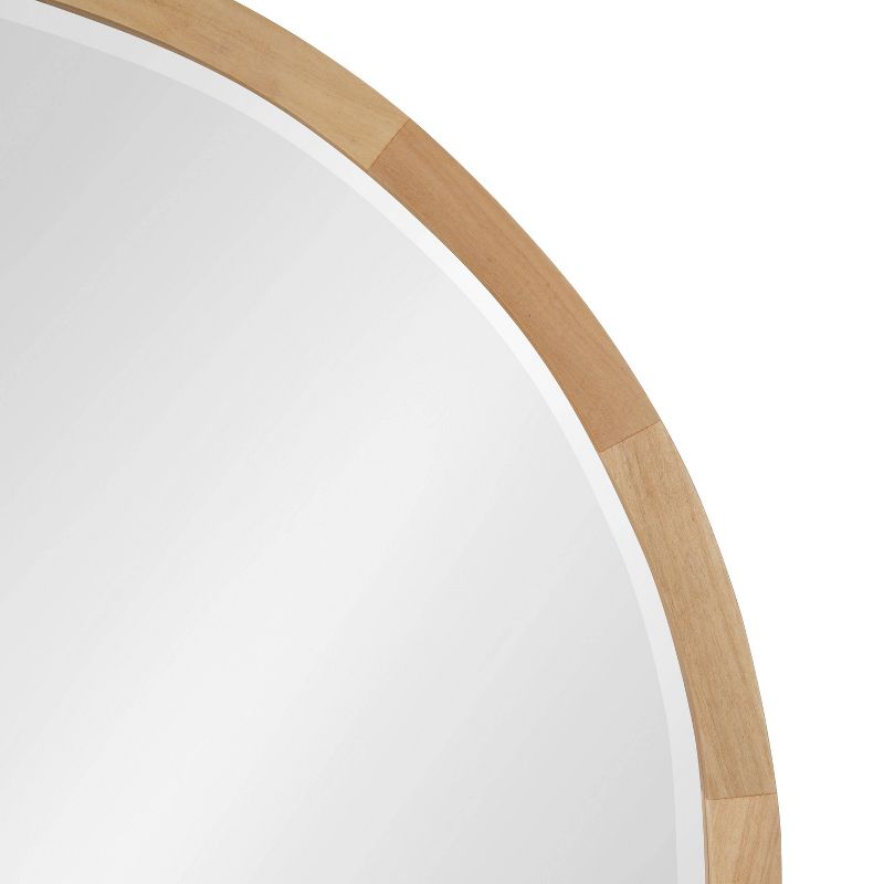 24&#34; McLean Round Wall Mirror Natural - Kate &#38; Laurel All Things Decor, 4 of 8