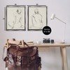 Stupell Industries Sitting Female Figure Drawing Black Floater Framed Canvas Wall Art - 3 of 4