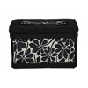 Everything Mary Sewing Kit Organizer Box, Black Floral - Supplies Storage Basket for Supplies and Accessories - Portable Craft Caddy - 4 of 4
