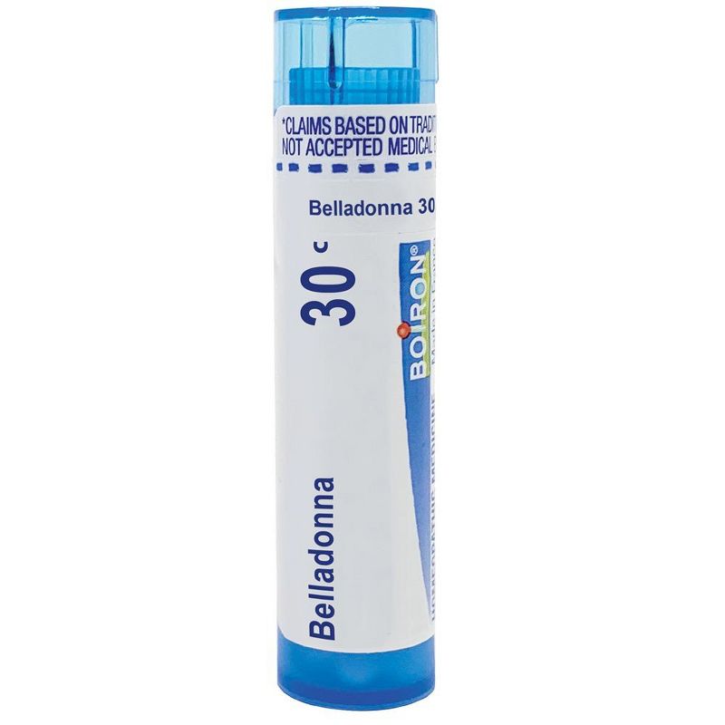 Boiron Belladonna 30C Homeopathic Single Medicine For Cough, Cold & Flu  -  80 Pellet, 1 of 3