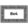 PosterPalooza | Panoramic Distressed Black Picture Frame - UV Acrylic, Foam Board Backing, Hanging Hardware - 2 of 4