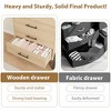 4+2 Dresser for Bedroom, Freestanding 46.6" Tall Drawer Dresser with Storage, Wooden Closet Storage Chest for Living Room, Bedroom - 4 of 4