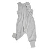 HALO Innovations Sleepsack 100% Cotton Micro Fleece Toddler Wearable Blanket - Gray Polar - 3 of 4
