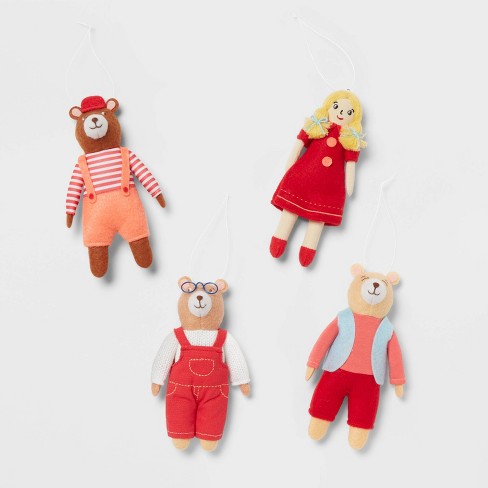 Goldilocks and the Three Bears Fabric Mama Bear Christmas Tree Ornament -  Wondershop™