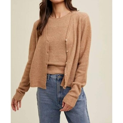 Women's Brushed Cardigan - WISHLIST