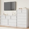 Drawer Dresser for Bedroom, Natural 5 Chest of Drawers Tall with Large Drawers Storage, Modern Dresser Organizer for Living Room, , Entryway - 3 of 4