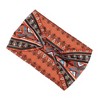 Unique Bargains Women's Fashion Bohemia Printed Knotted Headwrap Gray Yellow Orange Red 4pcs - 4 of 4