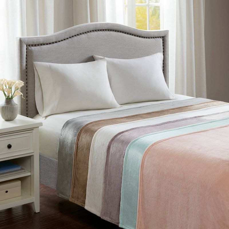 Madison Park Microlight Plush Bed Blanket, 4 of 7