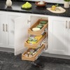 3 Tier Pull Out Cabinet Organizer, Heavy-Duty Pull Out Drawer, Slide Out Wood Shelf for Cabinets - 2 of 4
