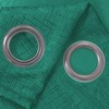 Olivia Gray Lynx Matte Embossed Blackout Grommet Panel - 52x84", Teal - 2 of 4