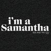 Junior's Women Sex and the City I'm a Samantha Text Festival Muscle Tee - 2 of 4