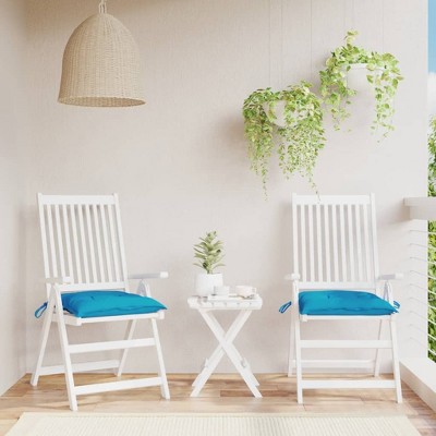 vidaXL Pallet Cushions 2 pcs Light Blue 19.7 In.x19.7 In.x2.8 In. Oxford Fabric