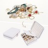 Unique Bargains Travel Small Portable PU Leather Storage Display Holder Jewelry Box for Women Girls Birthday Gifts - 2 of 4