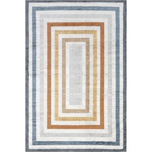 nuLOOM Alienor SpinClean Machine Washable Stain-Resistant Area Rug - 1 of 4