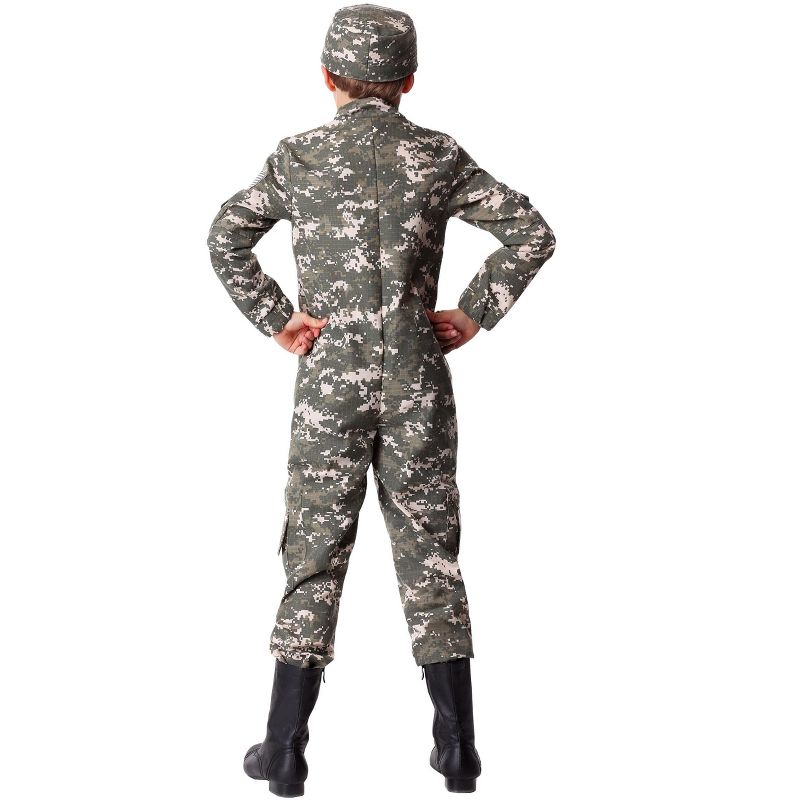 HalloweenCostumes.com Boy's Modern Combat Soldier Costume, 2 of 4