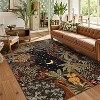 coucheta Multi-size Washable Area Rug for Living Room, Jungle Animal Soft Non Slip Stain Resistant Low Pile Carpet, for Bedroom, Dining Room, Office - 2 of 4