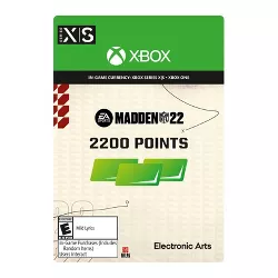 Madden NFL 22: 2200 Points - Xbox Series X|S/Xbox One (Digital)