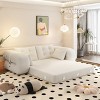 KWPZQEB Folding Sofa Bed, Convertible Sleeper Chair with Pillows, 3-in-1 Foldable Sofa Bed, Comfy Fabric Floor Sofa for Living Room Bedroom - 2 of 4