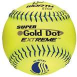 Worth Pro Comp Super Gold Dot USSSA Slowpitch Softballs