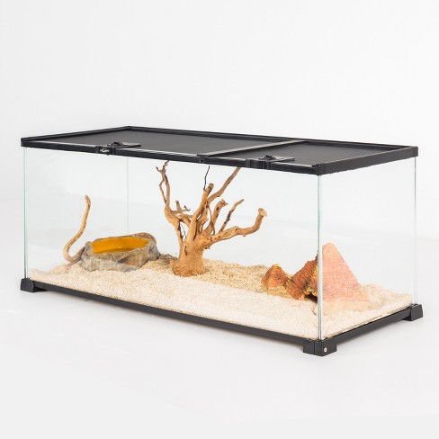 REPTI ZOO Mini Knock Down Glass Terrarium 30" x 12" x 12" - image 1 of 4