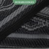 Reversible Rug, Waterproof Geometric Mat for Patio, Deck & Picnics - 4 of 4