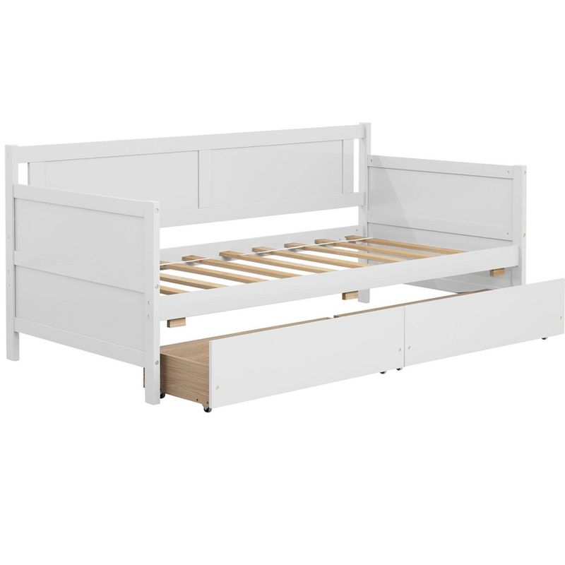Twin Size Platform Daybed With 2 Storage Drawers - ModernLuxe, 4 of 7