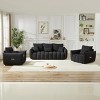 Teddy Fabric 3+1+1 Seater Sofa Set,5-Seater Oversized Modern Upholstered Couch Combo with Plush Cushions for Living Room,Apartment-Baofuwish - 2 of 4
