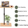 C-Shaped Sofa Tray Table for Sofa, 360° Rotatable and Height-Adjustable Side Table for Bed, TV Tray Table with Slots for Phone and Tablet - 4 of 4