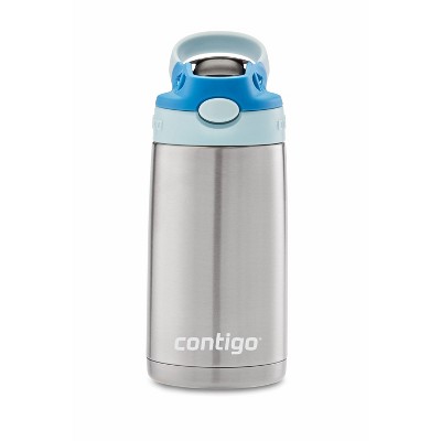 Image of Contigo 13oz Stainless Steel AutoSpout Kids' Water Bottle Blue