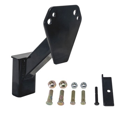 Buyers 5201012 Powder Coated Steel Stake Pocket Spare Tire Carrier Mount, Black