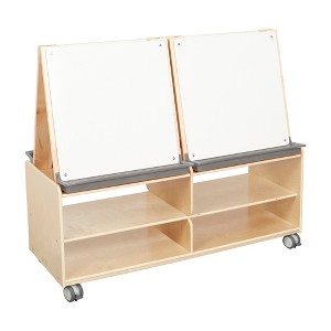 ECR4Kids 4-Station Art Easel with Storage - 1 of 4