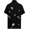 LA LEELA Mens Short Sleeve Button Down Casual Camp Summer Beach Shirts Business Dress Shirts for Men Vacation Solid Shirts with Pocket - 2 of 4