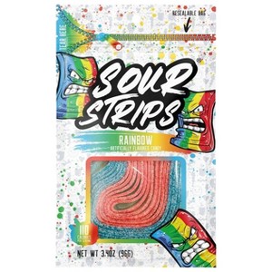 Sour Strips Rainbow Candy - 3.4 oz - 1 of 3