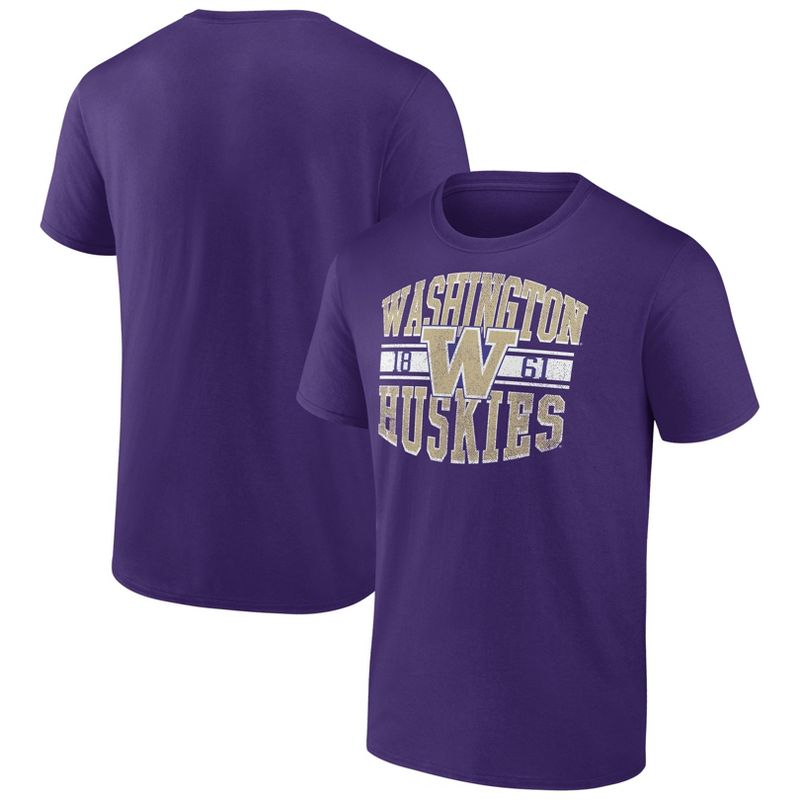 NCAA Washington Huskies Men&#39;s Cotton T-Shirt, 1 of 4