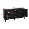 60.5" Sideboard Buffet Cabinet, Coffee Bar Cabinet with Adjustable Shelves, TV Stand Console Table, Kitchen Pantry Cabinet for Living Room - 3 of 4