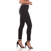 Rekucci Women’s Comfort 5-Pocket Skinny Pants with Stretch Waistband – Slim Fit Ankle-Length Jeans Style - 2 of 3