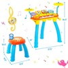 Infans 24 Key DJ Piano Keyboard Drum Toy Music Instrument w/MP3 Microphone Cymbal Blue - 2 of 4