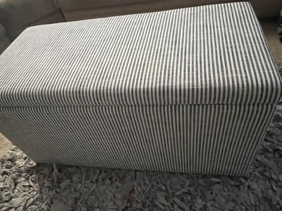 Lynwood Cube Bench Ticking Striped (fa) - Threshold™ Designed With ...