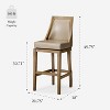Maven Lane Vienna Bar Stool with Faux Leather 31" - 2 of 4