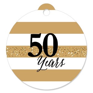 Big Dot of Happiness We Still Do - 50th Wedding Anniversary - Party Favor Gift Tags (Set of 20) - 1 of 4