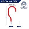 Unique Bargains Heavy Duty Garage Wall Ceiling Utility Tool Hanger Bike Screw Hooks 6 Pcs - 2 of 4