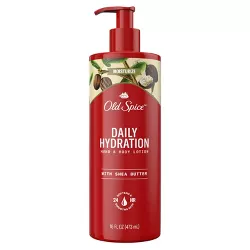 Old Spice Daily Hydration Hand and Body Lotion with Shea Butter - 16 fl oz