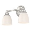 Livex Lighting Somerville 2 - Light Vanity in  Brushed Nickel - 4 of 4