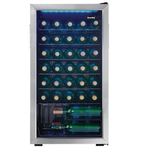 Danby 36 Bottle Free-Standing Wine Cooler in Stainless Steel DWC036A1BSSDB-6 - 1 of 4
